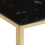 Golden stainless steel and tempered glass coffee table by vidaXL, Coffee table - Ref: Foro24-350020, Price: 152,01 €, Discoun...