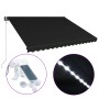 Toldo retráctil LED y sensor de viento gris antracita 400x300cm de vidaXL, Toldos - Ref: Foro24-3051257, Precio: 614,47 €, De...