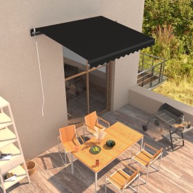 Toldo retráctil automático gris antracita 300x250 cm de vidaXL, Toldos - Ref: Foro24-3051249, Precio: 363,99 €, Descuento: %