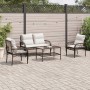 4-piece garden sofa set and brown synthetic rattan cushions by vidaXL, Garden sets - Ref: Foro24-368728, Price: 351,42 €, Dis...