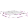 Estructura de cama madera de ingeniería blanca 200x200 cm de vidaXL, Camas y somieres - Ref: Foro24-841993, Precio: 92,07 €, ...