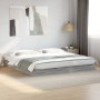 Sonoma gray engineered wood bed frame 200x200 cm by vidaXL, Beds and slatted bases - Ref: Foro24-841998, Price: 91,37 €, Disc...