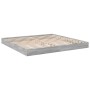 Estructura de cama madera de ingeniería gris Sonoma 200x200 cm de vidaXL, Camas y somieres - Ref: Foro24-841998, Precio: 91,4...