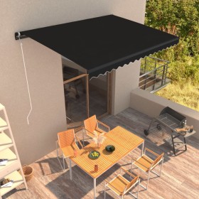 Toldo automático retráctil gris antracita 400x300 cm de vidaXL, Toldos - Ref: Foro24-3051251, Precio: 474,99 €, Descuento: %