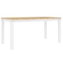 Mesa de comedor Panama madera maciza pino blanco 160x80x75 cm de vidaXL, Mesas de cocina y de comedor - Ref: Foro24-4005707, ...