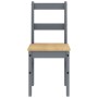 Panama dining chairs 2 units gray pine wood 40x46x90 cm by vidaXL, dining chairs - Ref: Foro24-4005730, Price: 111,39 €, Disc...