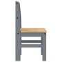 Panama dining chairs 2 units gray pine wood 40x46x90 cm by vidaXL, dining chairs - Ref: Foro24-4005730, Price: 111,39 €, Disc...