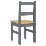 Panama dining chairs 2 units gray pine wood 40x46x90 cm by vidaXL, dining chairs - Ref: Foro24-4005730, Price: 111,39 €, Disc...