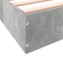 Estructura de cama madera de ingeniería gris hormigón 180x200cm de vidaXL, Camas y somieres - Ref: Foro24-842003, Precio: 98,...