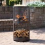 RedFire Brasero Buffalo de acero negro mate 44x90 cm de RedFire, Chimeneas - Ref: Foro24-428832, Precio: 207,41 €, Descuento: %