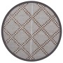 Brown PP outdoor rug Ø120 cm by vidaXL, Outdoor protectors - Ref: Foro24-368478, Price: 15,99 €, Discount: %