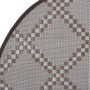 Brown PP outdoor rug Ø120 cm by vidaXL, Outdoor protectors - Ref: Foro24-368478, Price: 15,99 €, Discount: %