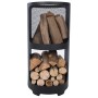 RedFire Brasero Buffalo de acero negro mate 44x90 cm de RedFire, Chimeneas - Ref: Foro24-428832, Precio: 207,41 €, Descuento: %