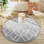 Gray PP outdoor rug Ø160 cm by vidaXL, Outdoor protectors - Ref: Foro24-368467, Price: 25,79 €, Discount: %