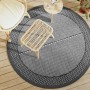 Gray PP outdoor rug Ø160 cm by vidaXL, Outdoor protectors - Ref: Foro24-368459, Price: 24,21 €, Discount: %