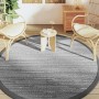 Alfombra de exterior PP gris Ø200 cm de vidaXL, Protectores para exterior - Ref: Foro24-368484, Precio: 40,22 €, Descuento: %