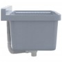 Gray resin wall-mounted washbasin sink 50x35x24 cm by vidaXL, Sinks - Ref: Foro24-4002797, Price: 55,67 €, Discount: %