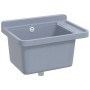 Gray resin wall-mounted washbasin sink 50x35x24 cm by vidaXL, Sinks - Ref: Foro24-4002797, Price: 55,67 €, Discount: %