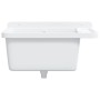 Fregadero utilitario de pared resina blanco 60x40x28 cm de vidaXL, Fregaderos - Ref: Foro24-4002795, Precio: 73,08 €, Descuen...