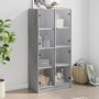 Aparador alto con puertas madera gris Sonoma 68x37x142 cm de vidaXL, Aparadores - Ref: Foro24-3295862, Precio: 129,40 €, Desc...