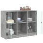 Aparador madera de ingeniería gris hormigón 102x37x75,5 cm de vidaXL, Aparadores - Ref: Foro24-3295874, Precio: 96,32 €, Desc...