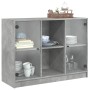 Aparador madera de ingeniería gris hormigón 102x37x75,5 cm de vidaXL, Aparadores - Ref: Foro24-3295874, Precio: 96,32 €, Desc...