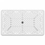 Mesa de jardín aluminio fundido blanco 150x90x72 cm de vidaXL, Mesas de jardín - Ref: Foro24-4002805, Precio: 455,99 €, Descu...