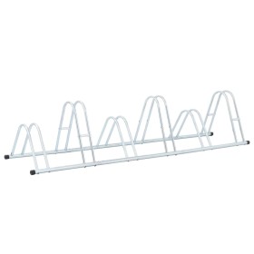 Stand for 6 bicycles independent floor galvanized steel by vidaXL, Bases and supports for storing bicycles - Ref: Foro24-4005...