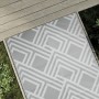 Alfombra de exterior PP gris 120x180 cm de vidaXL, Protectores para exterior - Ref: Foro24-368562, Precio: 25,42 €, Descuento: %