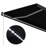 Toldo retráctil LED y sensor de viento gris antracita 600x300cm de vidaXL, Toldos - Ref: Foro24-3051260, Precio: 609,43 €, De...