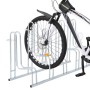 Soporte para 5 bicicletas suelo independiente acero galvanizado de vidaXL, Bases y soportes para almacenar bicicletas - Ref: ...