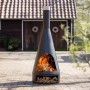 RedFire Chimenea Kingston de acero negro mate 43x120 cm de RedFire, Chimeneas - Ref: Foro24-428833, Precio: 222,88 €, Descuen...