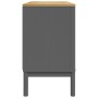 FLORO sideboard solid gray pine wood 114x43x74 cm by vidaXL, Sideboards - Ref: Foro24-374025, Price: 177,99 €, Discount: %