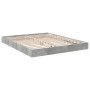 Estructura de cama madera de ingeniería gris hormigón 150x200cm de vidaXL, Camas y somieres - Ref: Foro24-842017, Precio: 92,...