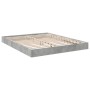 Estructura de cama madera de ingeniería gris hormigón 150x200cm de vidaXL, Camas y somieres - Ref: Foro24-842017, Precio: 92,...