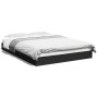 Estructura de cama madera de ingeniería negra 120x200 cm de vidaXL, Camas y somieres - Ref: Foro24-842029, Precio: 88,79 €, D...