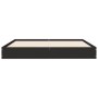 Estructura de cama madera de ingeniería negra 120x200 cm de vidaXL, Camas y somieres - Ref: Foro24-842029, Precio: 88,79 €, D...