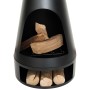 RedFire Chimenea Kingston de acero negro mate 43x120 cm de RedFire, Chimeneas - Ref: Foro24-428833, Precio: 222,99 €, Descuen...