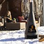 RedFire Chimenea Kingston de acero negro mate 43x120 cm de RedFire, Chimeneas - Ref: Foro24-428833, Precio: 222,99 €, Descuen...