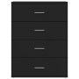 Aparadores 2 uds madera de ingeniería negro 60x39x80 cm de vidaXL, Aparadores - Ref: Foro24-3276624, Precio: 192,40 €, Descue...