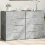 Sideboards 2 pcs concrete gray engineered wood 60x39x80 cm by vidaXL, Sideboards - Ref: Foro24-3276626, Price: 186,99 €, Disc...