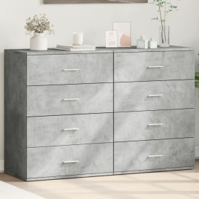 Sideboards 2 Stück betongraues Holzwerkstoff 60x39x80 cm von vidaXL, Sideboards - Ref: Foro24-3276626, Preis: 186,18 €, Rabat...