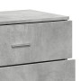 Aparadores 2 uds madera de ingeniería gris hormigón 60x39x80 cm de vidaXL, Aparadores - Ref: Foro24-3276626, Precio: 185,94 €...