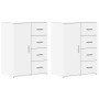 Sideboards 2 pcs white engineered wood 59x39x80 cm by vidaXL, Sideboards - Ref: Foro24-3276630, Price: 192,41 €, Discount: %