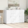 Sideboards 2 pcs white engineered wood 59x39x80 cm by vidaXL, Sideboards - Ref: Foro24-3276630, Price: 192,41 €, Discount: %