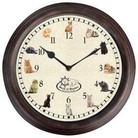 Esschert Design Cat Sounds Clock by Esschert Design, Wall clocks - Ref: Foro24-428857, Price: 22,57 €, Discount: %