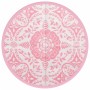 Alfombra de exterior PP rosa Ø160 cm de vidaXL, Protectores para exterior - Ref: Foro24-368503, Precio: 28,93 €, Descuento: %