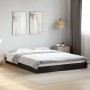 Estructura de cama madera de ingeniería negra 160x200 cm de vidaXL, Camas y somieres - Ref: Foro24-842008, Precio: 114,96 €, ...