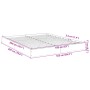 Estructura de cama madera de ingeniería negra 160x200 cm de vidaXL, Camas y somieres - Ref: Foro24-842008, Precio: 114,96 €, ...