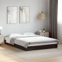 Black engineered wood bed frame 140x200 cm by vidaXL, Beds and slatted bases - Ref: Foro24-842022, Price: 101,31 €, Discount: %